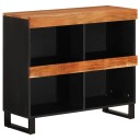 vidaXL Sideskap 85x33x75 cm heltre akasie
