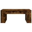  Salongbord røkt eik 102x55x42 cm konstruert tre 831858
