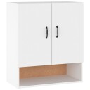 vidaXL Veggskap hvit 60x31x70 cm konstruert tre