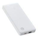 Baseus Airpow Lite Powerbank 10000mAh Hvit med USB-C og USB-A