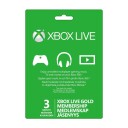 Microsoft Xbox Live gold Card 3 mnd Spill