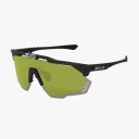 Scicon Aeroshade Kunken sykkelbriller Matte Carbon Green Trail