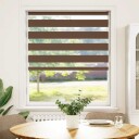  Sebragardin brun 110x150 cm stoff bredde 105,9 polyester