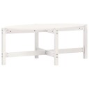 vidaXL Salongbord hvit 118x63x45 cm heltre furu