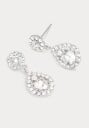LILY AND ROSE Petite Sofia Earrings Crystal/Silver One size