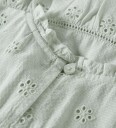 Name It NmfHalcyon Kjole til Småbarn i Pale Aqua (98) med Broderier