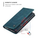 Samsung Galaxy S23 5G Caseme 013 Series Lommebok-deksel Blå