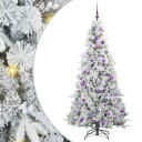  Kunstig sammensatt juletre med 300 LED grønn 180 cm PE og PVC