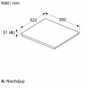 Bosch Serie 6 Induksjonstopp med Booster og Touchkontroll 60 cm Sort