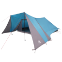 Tipi telt med tak med lagring Blå 660 x 456 x 200 cm taft