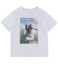 Name It T skjorte NkmVoto Bright White/Surf Dog Name It 9 10 år 134 140 T skjorte Hvit