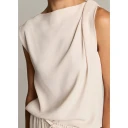 Vince Dame Topper Beige S,