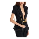 Balmain Dame Vesker Svart ONE SIZE,