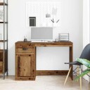  Skrivebord med Oppbevaring Gamle Tre 50x115x75 cm Ingeniørtre