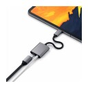 Satechi USBC-3,5 mm jack adapter Space gray STTCACAM