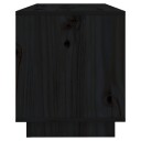 vidaXL TV-benk svart 74x34x40 cm heltre furu