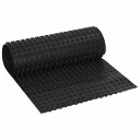 vidaXL Prikket dreneringsark Svart 0,5 x 20 m HDPE