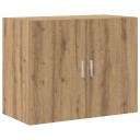 vidaXL Veggskap Artisan eik 80 x 42,5 x 64 cm Konstruert tre