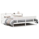  Sengeramme uten madrass hvit 180x200 cm heltre furu 3306626