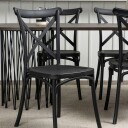 Furniture/Fashion Spisegruppe furniture/fashion Stone med 4 Crosett Stoler GR23038