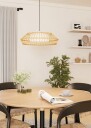 Eglo Yuku-Z pendellampe bambus Ø46 RGB + TW Zigbee Bluetooth