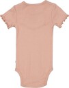 Wheat Rib Body Ruffle Ss Rose Dawn (56 / 1 2 mnd)
