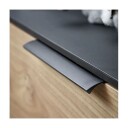 BESLAG DESIGN EDGE STRAIGHT 200 MM PROFILHÅNDTAK BØRSTET SVART 304156-11