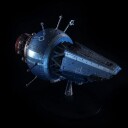 The Expanse  Epstein Yacht DieCast 8.5" Ship