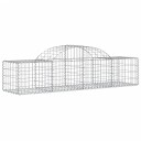  Gabionkurver buede 50 stk 200x50x40/60 cm galvanisert jern