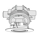 Hide-A-Lite 1218 Downlight hvit 2700 K Belysning