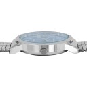 Excellanc Herreklokke med stållenke / Armbåndsur / Klokke – Sølv/blå
