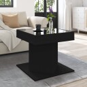  Salongbord med LED svart 50x50x45 cm sponplate 847561