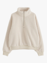 Aim"n Pile Half Zip Beige XL