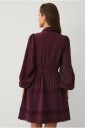 Ellos Collection   Kjole med blondedetaljer   Rød