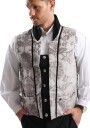 Sølje Askeladden silver vest til festdrakt (M)