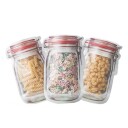 Gjenbrukbare zip lock-poser sett m/ 20 stk