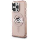 Karl Lagerfeld Choupette MagSafe Mobildeksel til iPhone 16 Pro - Rosa