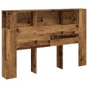  Hodegavl med hyller gammelt tre 160x18,5x103,5cm konstruert tre 8721158442215