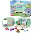 Peppa Gris Campingvogn Lekesett med 3 Figurer og 6 Tilbehør