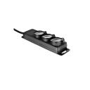 Adam Hall Accessories 8747 Ip3 3 Outlet Power Strip With Ip44 Rating