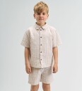 The New Tnsmith S_S Shirt Beige 122/128