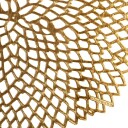 CHILEWICH Pressed Dahlia Spisebrikke 36x39cm BRASS