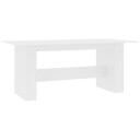  Spisebord hvit 180x90x76 cm sponplate 8719883738659