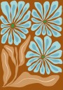 Amber Blooms Plakat Plakat / 30x40cm