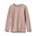 Wheat 2 Rib T Shirts L/S Ida Pink 128