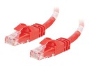 C2g Cat6 Booted Unshielded (Utp) Network Patch Cable - Koblingskabel - Rj-45 (Hann) Til Rj-45 (Hann) - 2 M - Utp - Cat 6 - Formstøpt Uten Hindringer Flertrådet - Rød