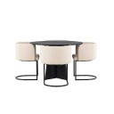 Venture Home Spisegruppe Venture Home Bootcut Ø110 cm med 4 Simrishamn Stoler GR23261