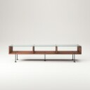 Decotique Vogue Salongbord 45x165 cm Valnøtt / Sort
