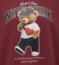 Kids Only Collegegenser   KogLinda   Cabernet/New York Teddy   Kids Only   13 14 år 158 164   Collegegenser   Rød