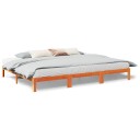  Familiesengeramme uten madrass voksbrun 240x200 cm heltre furu 8721158648327
